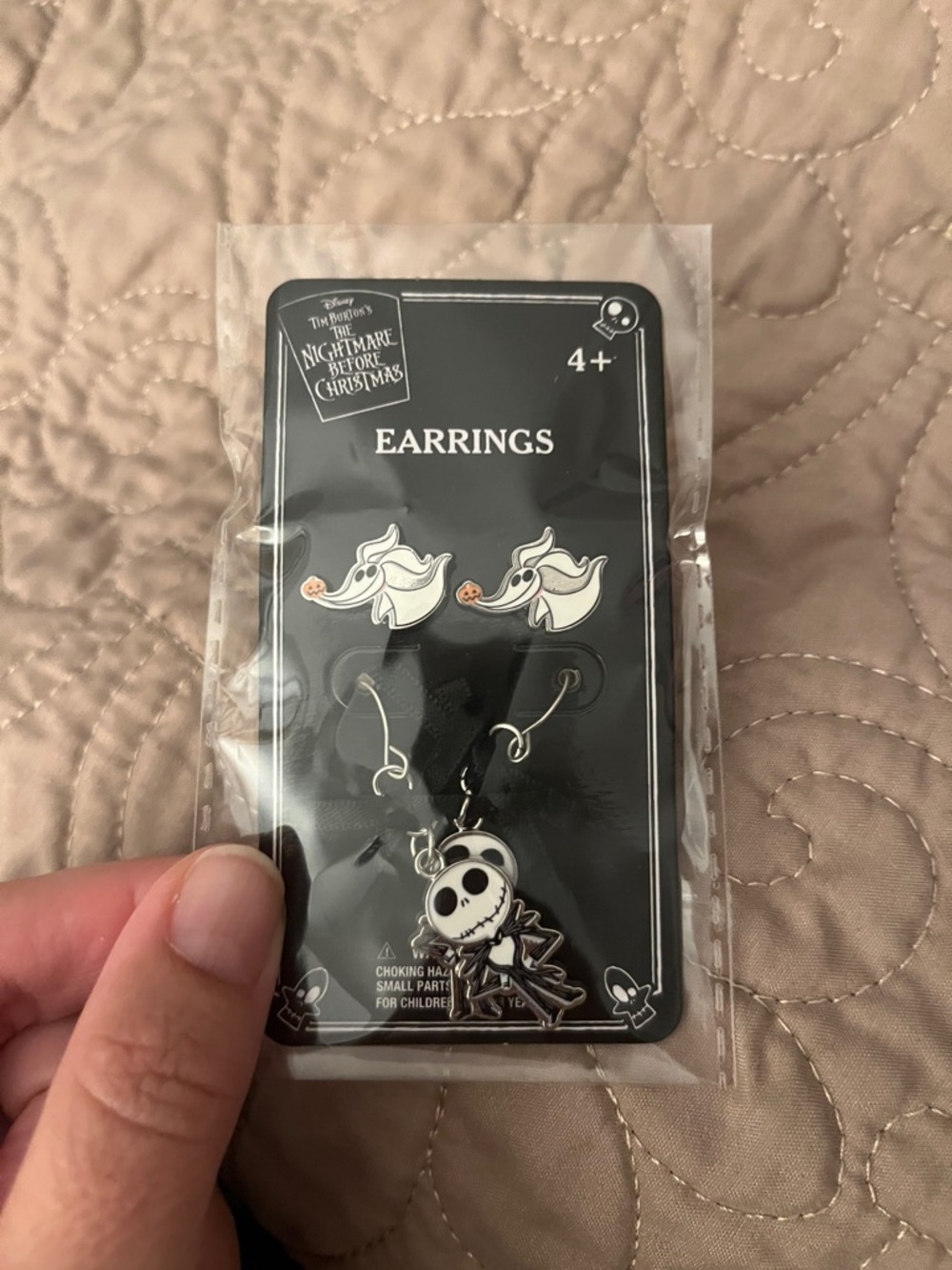 Disney Black, White and Orange “The Nightmare Before Christmas” Earring Set Duo!